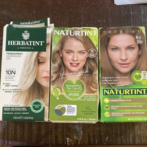3 Nuturtint boxes blonde hair color